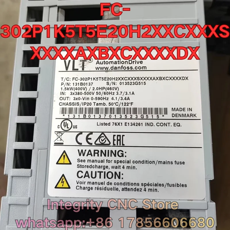 Second-hand FC-302P1K5T5E20H2XXCXXXSXXXXAXBXCXXXXDX inverter function test normal - view 5