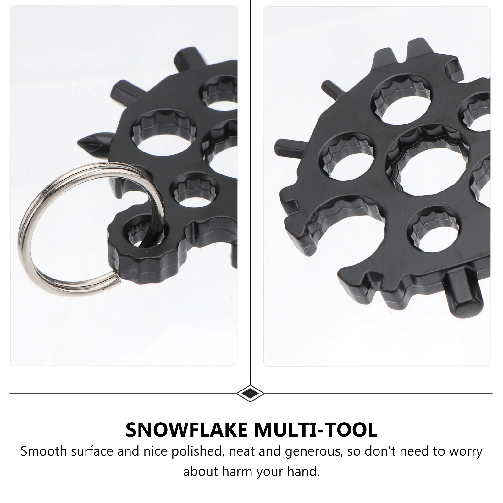 1Pcs 20-in-1 Multifunctional Snowflake Spanner Precision Crafted Non-Slip Grip Portable Reliable Hand Tool for Daily Repair