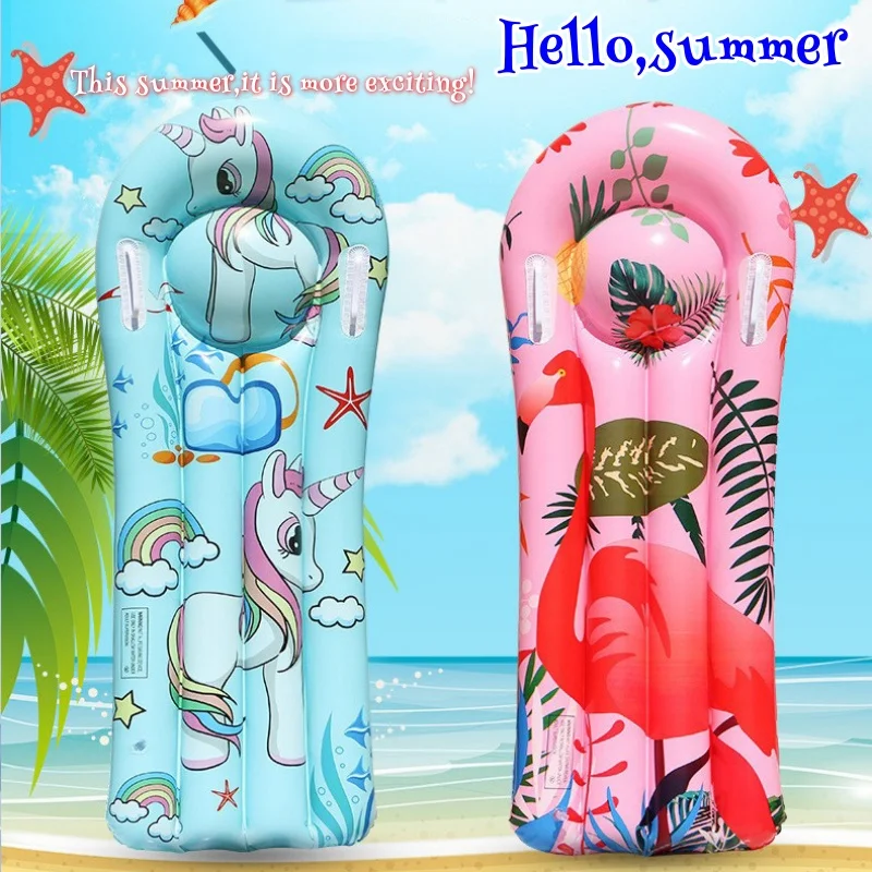 

Eco-friendly PVC Swimming Pool Float for Children Inflatable Surfboard Bodyboard Pool Water Beach Toys