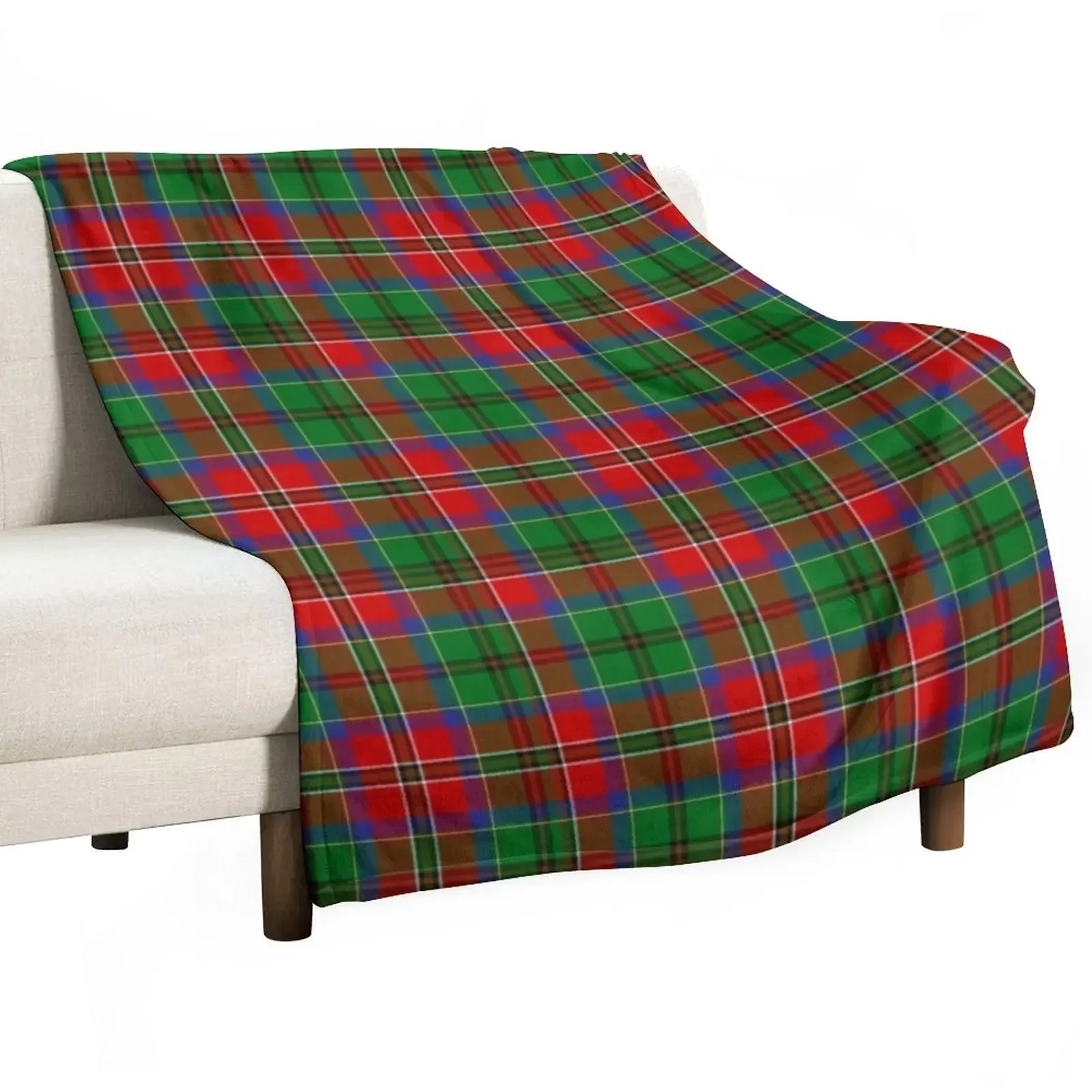 

Clan McCulloch Tartan Throw Blanket cosplay anime Single Dorm Room Essentials Blankets