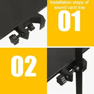 Khay card âm thanh nhựa phổ quát, hỗ trợ micrô có thể điều chỉnh, hỗ trợ ba chân trực tiếp, phụ kiện hỗ trợ micrô, chất lượng cao 10 trường hợp bán hàng chính micrô nhựa - №2