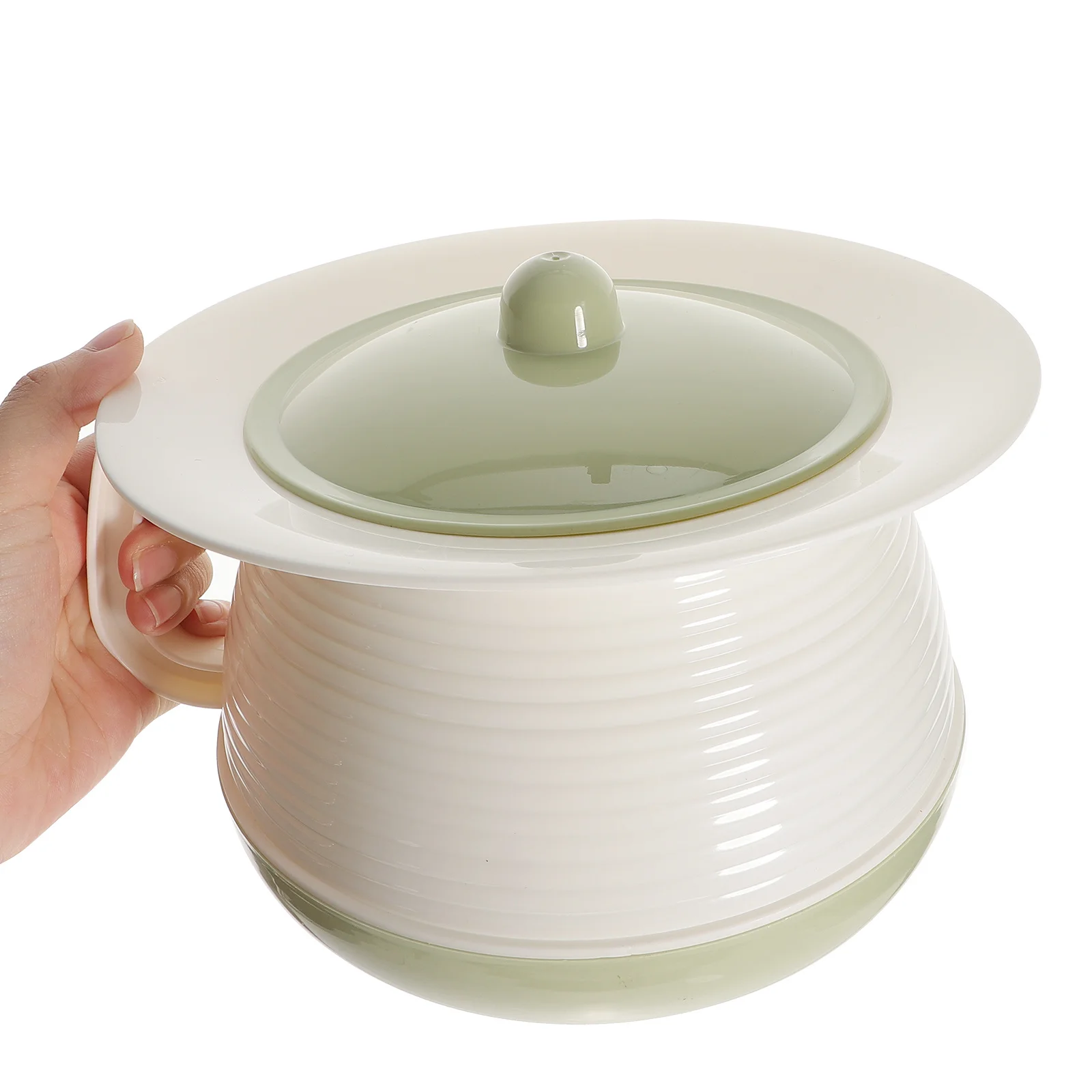 

1Set Durable Plastic Spittoon Compact Potty Training Seat Strong Bearing Capacity Urinal Basin Spittoon for Adult