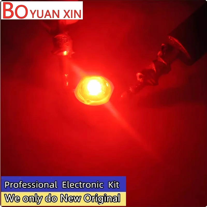 50pcs High-power 3W LED Red, Blue, Green, Yellow, Purple Floodlight Panel Light Fish Tank Aquatic Plant Lighting Bulb