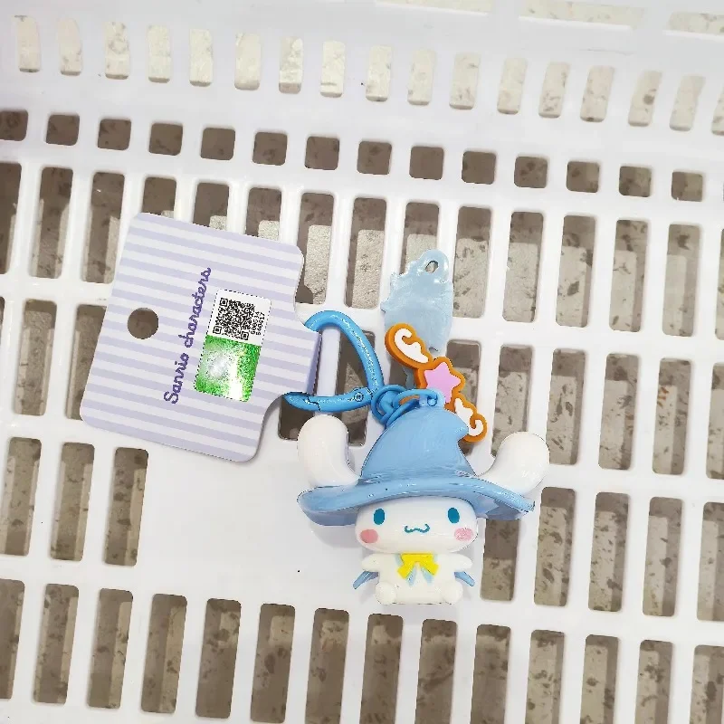 MINISO名創優品 サンリオ マジックストーリーシリーズ キーホルダー ハローキティ キーホルダー かわいいアニメ ハンギングチェーン ドール カップル バックパック キーホルダー 女の子へのプレゼント