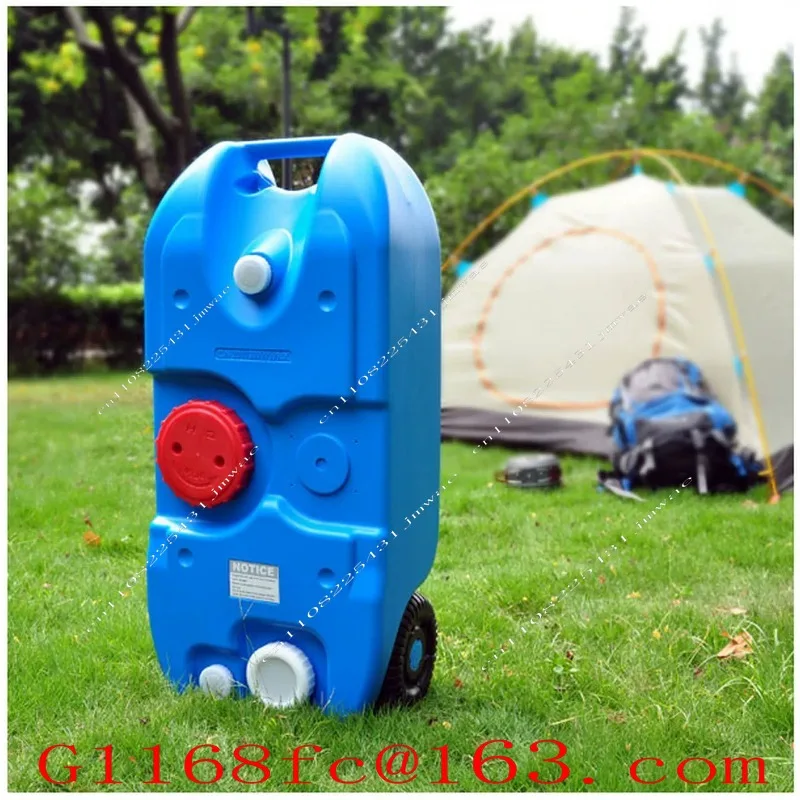 High Quality RV Camping Vessel Outdoor Wheeled Mobile Plastic Water Tank