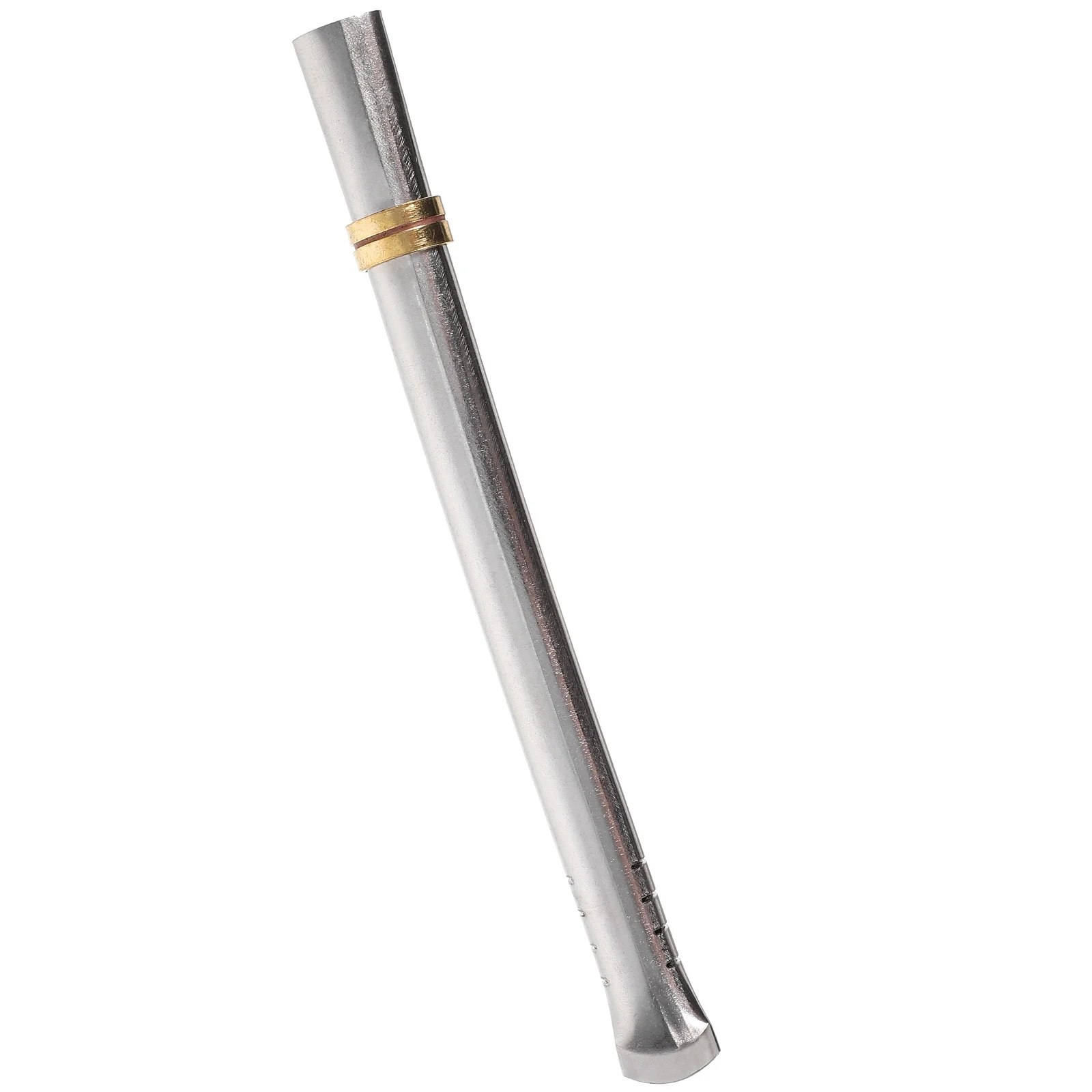

Stainless Steel Straw Flat Filtered Tea Silver Metal Drinking Straws Filter Multipurpose Kitchen Bar Accessories Loose Tea