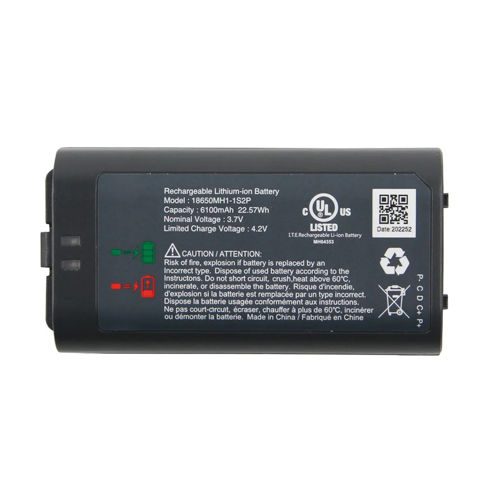Replacement Battery 18650MH1-1S2P 6100mAh For MyQ Smart Garage Door Video Keypad With Wide-Angle Camera Quality Batteries