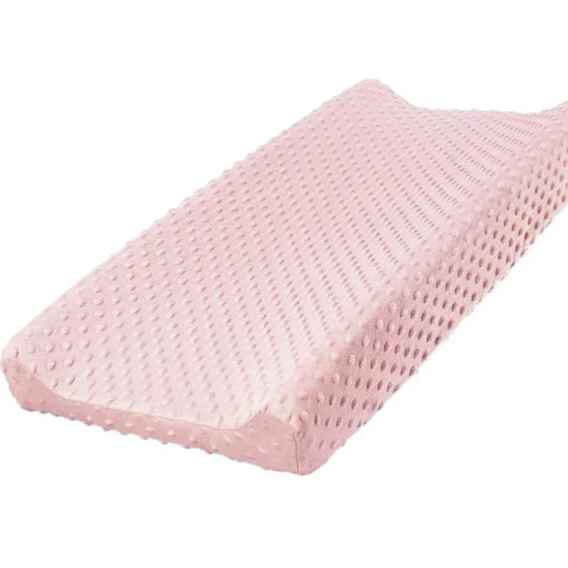 Baby Shower Diaper Changing Pad Cover Soft and Breathable Coral Velvet Crib Diaper Changing Pad Protective Cover Reusable