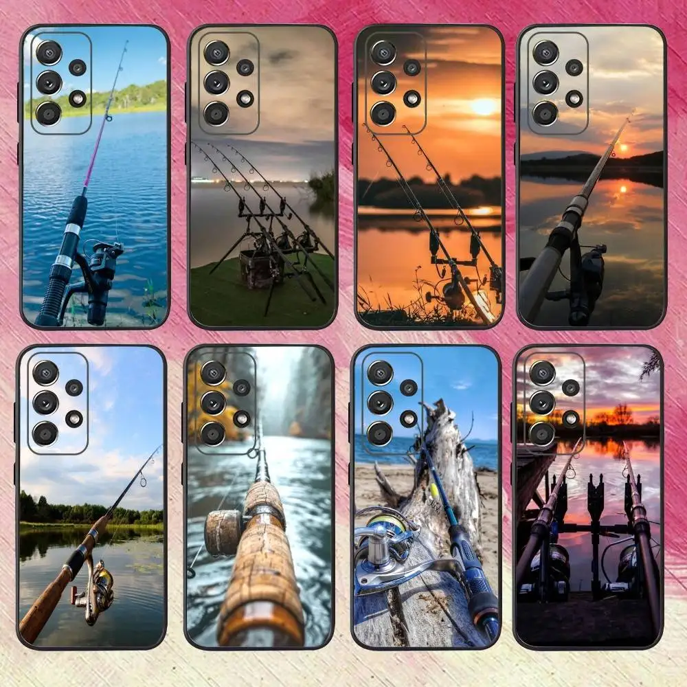 

Fishing tackle Phone Case For Samsung S25,S24,S21,S22,S23,S30,Ultra,S20,Plus,Fe,Lite,Note,10,9,5G Black Cover