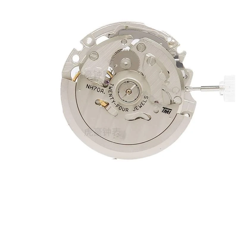 High-end Japan Genuine 24 Jewels NH70 NH70A Mechanical Movement Skeleton Mechanism Modification Automatic Watch Replace Movement