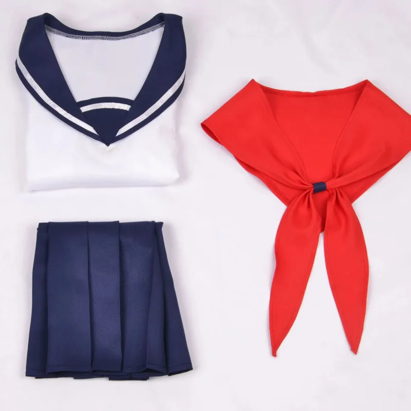 Game Ayano Aishi Cosplay Costume Yandere Simulator Yandere Chan Sailor Suit Girls Jk Uniforms Halloween Party Costumes