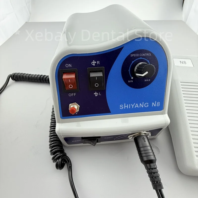 مختبر الأسنان ماراثون N8 محرك كهربائي صغير / 45K RPM SH37LN قبضة تلميع