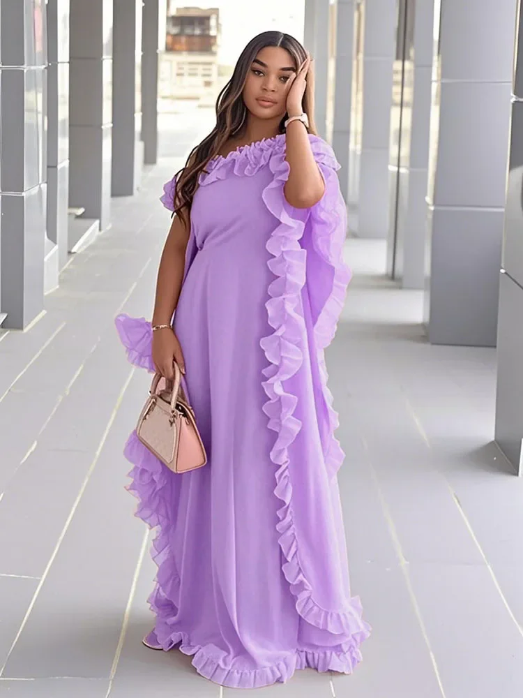 

African Women Party Dress, Dashiki Robe, Ankara Long Dress - 100% Cotton Silk, Top Quality, Soft Skin-Friendly -Fashion Elegant