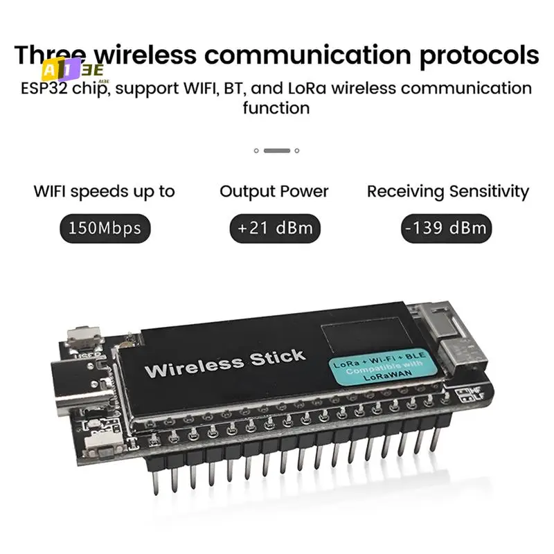 

A13E-ESP32-S3 Wireless Stick V3 Lora WIFI Bluetooth Макетная плата с 0,49-дюймовым OLED-экраном