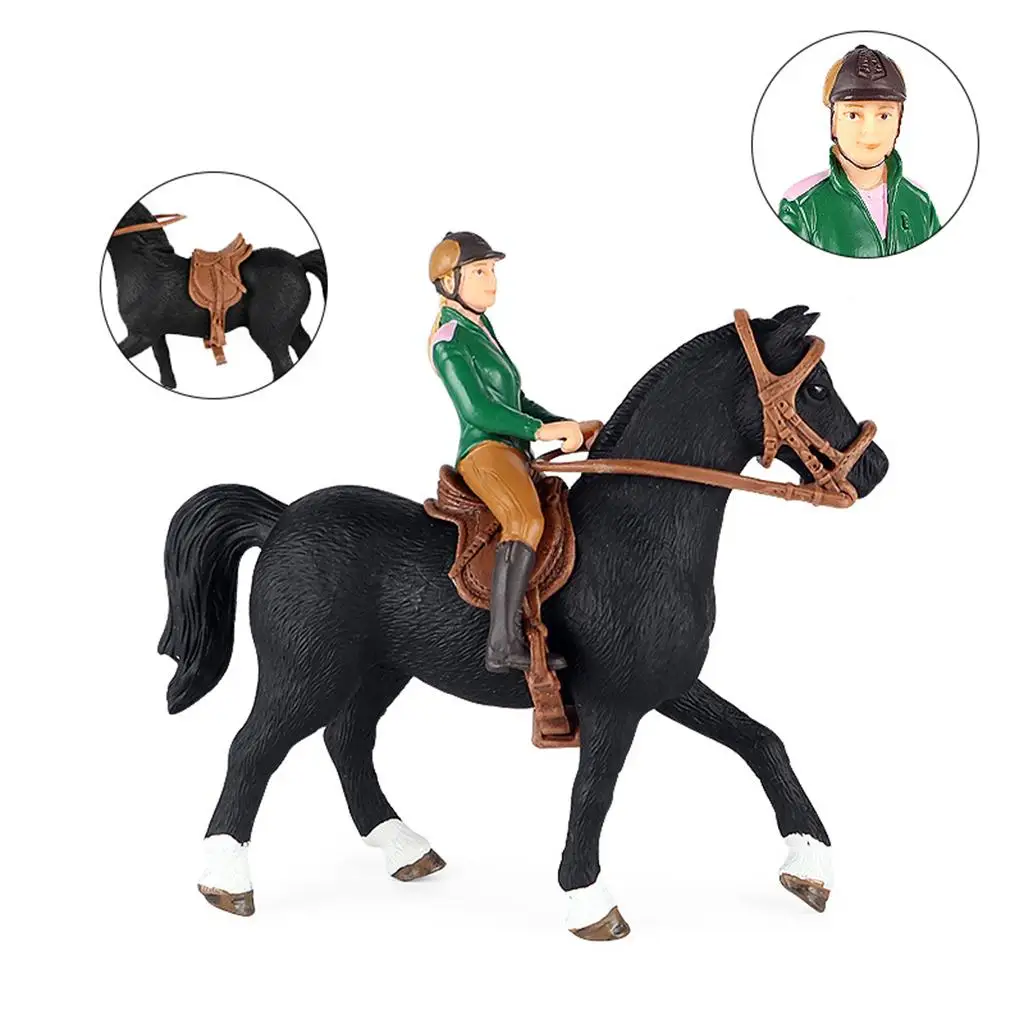 Action figure da cowboy in plastica per bambini per ragazzi Collezione di figurine dell'Ovest selvaggio