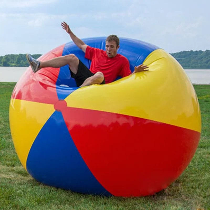 Bola de praia iável extra ande, quadrada, decoração de atividades, bola de jogo de água, suprimentos de celebração de fe...