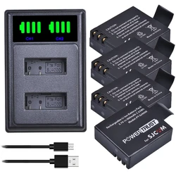 Replacement Battery 3.7V 900mAh Li-ion Compatible with SJCAM SJ4000 SJ5000 SJ6000 M10,Victure AC700/AKASO EK7000/Brave 4/APEMAN