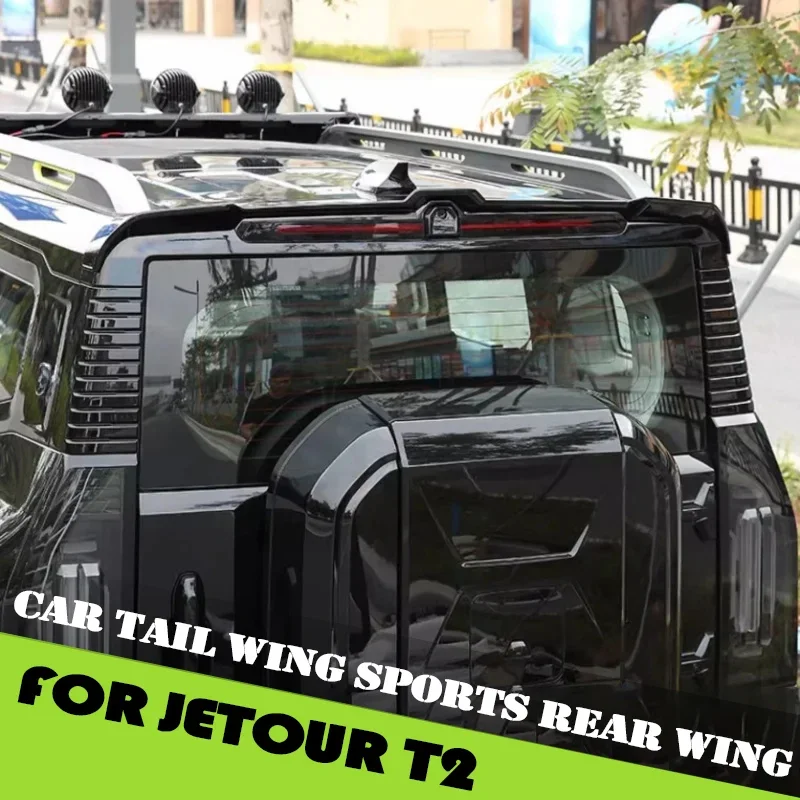 

Car Tail Wing Fit for Jetour Traveller T2 2023 2024 2025 Roof Fixed Wing Modified Paint Sports Rear Wing Car Accessories