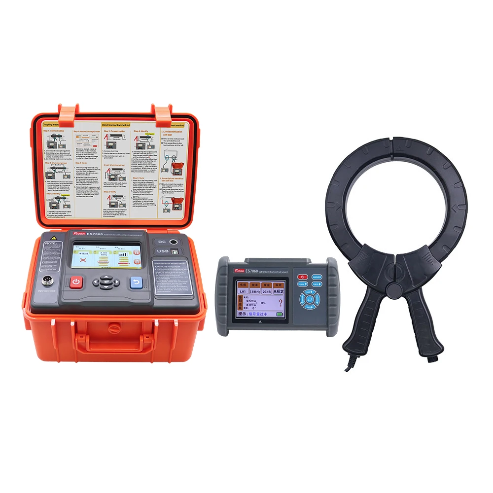 

FUZRR ES7060 Electric Cable Tester/Fault Finder Tone Generator And Probe Cable Identification Device Tester Cable
