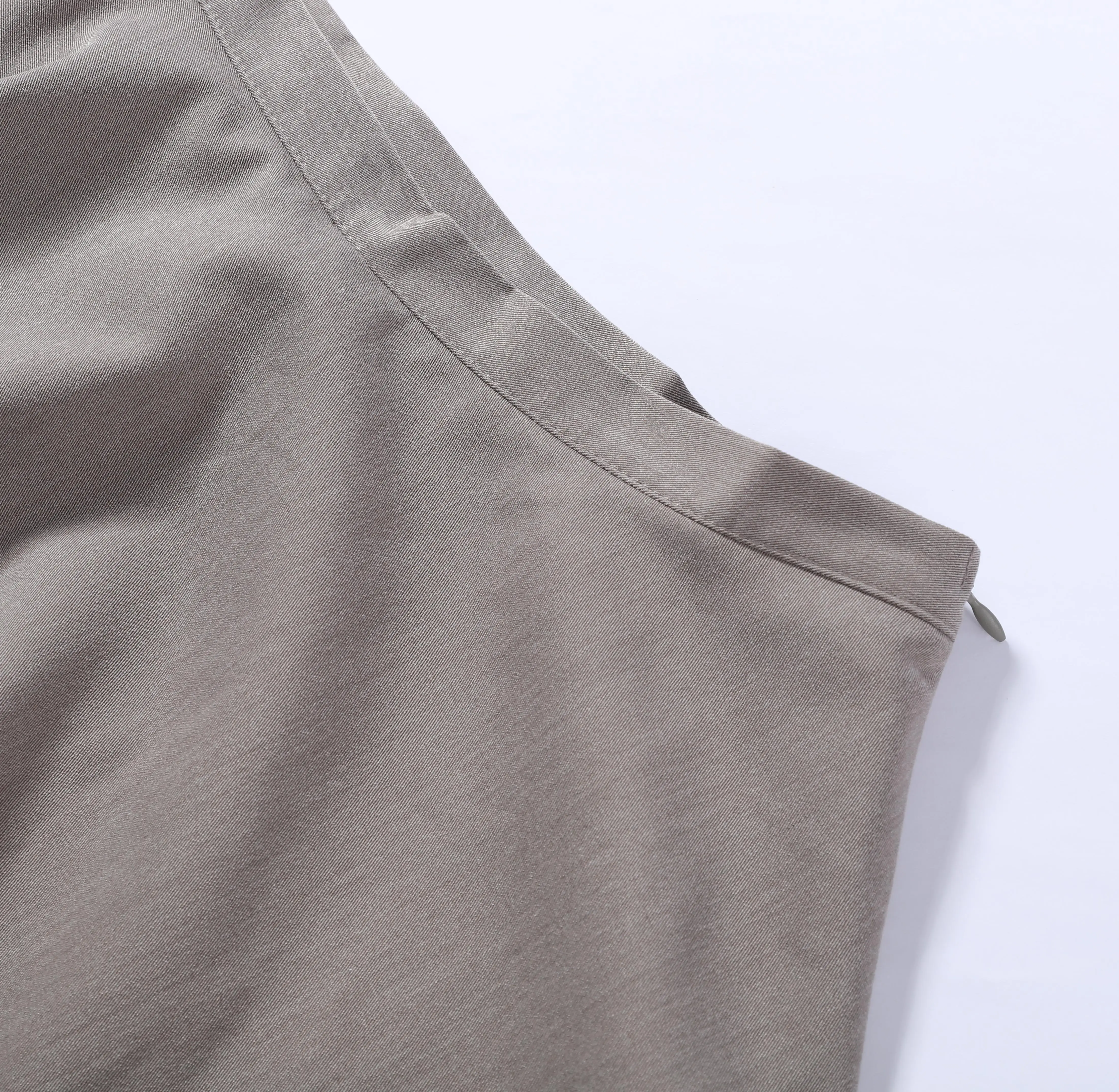 2026 Neue Damen Grauer Asymmetrischer Hochgeschnittener Midi-Rock mit Unregelmäßigem Saum Eleganter Frühling Sommer Pendler Streetstyle Kleidung – Detail 5