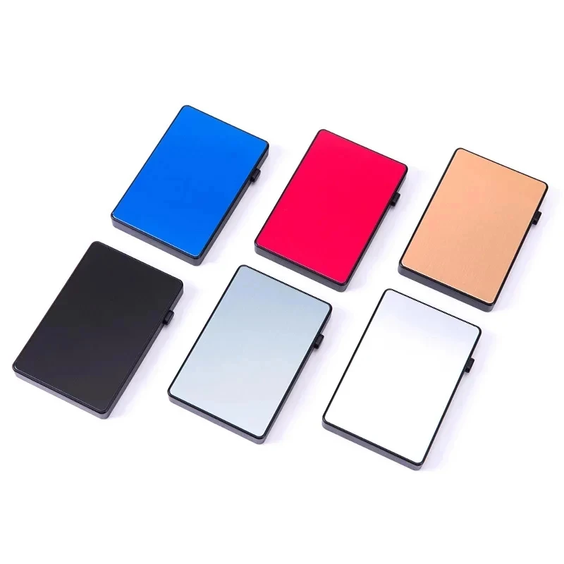 Gold Thin Pop Up ID RFID Card Holder For Man Slim Men's Card Wallet RFID Creative Credit Card Case For Women Female