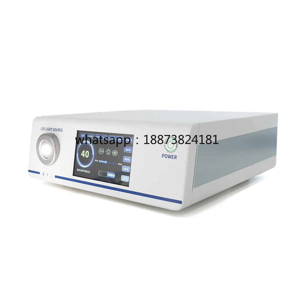 Medical Fiber Optic LED Light Source for System 5 Inch Touch Screen Adjustable Brightness fast shipping