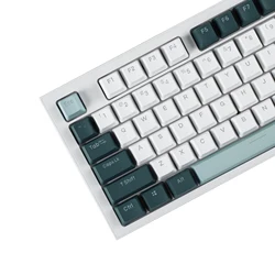 YMDK Double Shot Botanical Milk Cover Backlit Keycaps 108 124 PBT OEM Profile Keycap For MX Switches Mechanical Keyboard