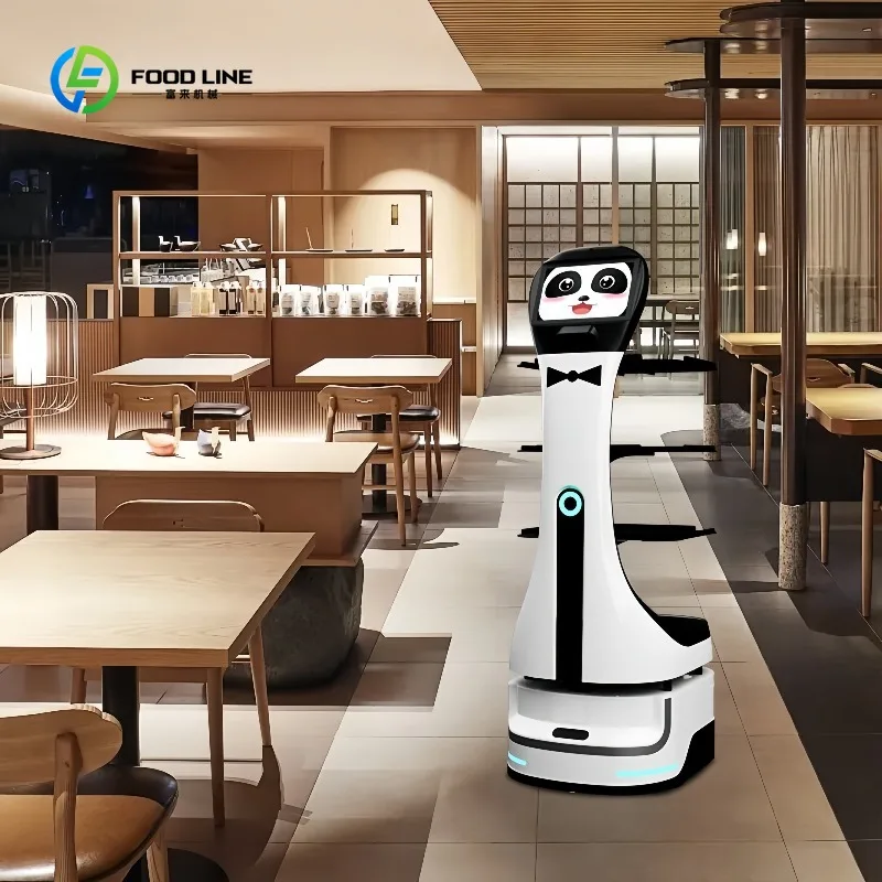 Servicerobot Voedselbezorgrobot Ober voor hotelrestaurant Voedselbezorgrobot
