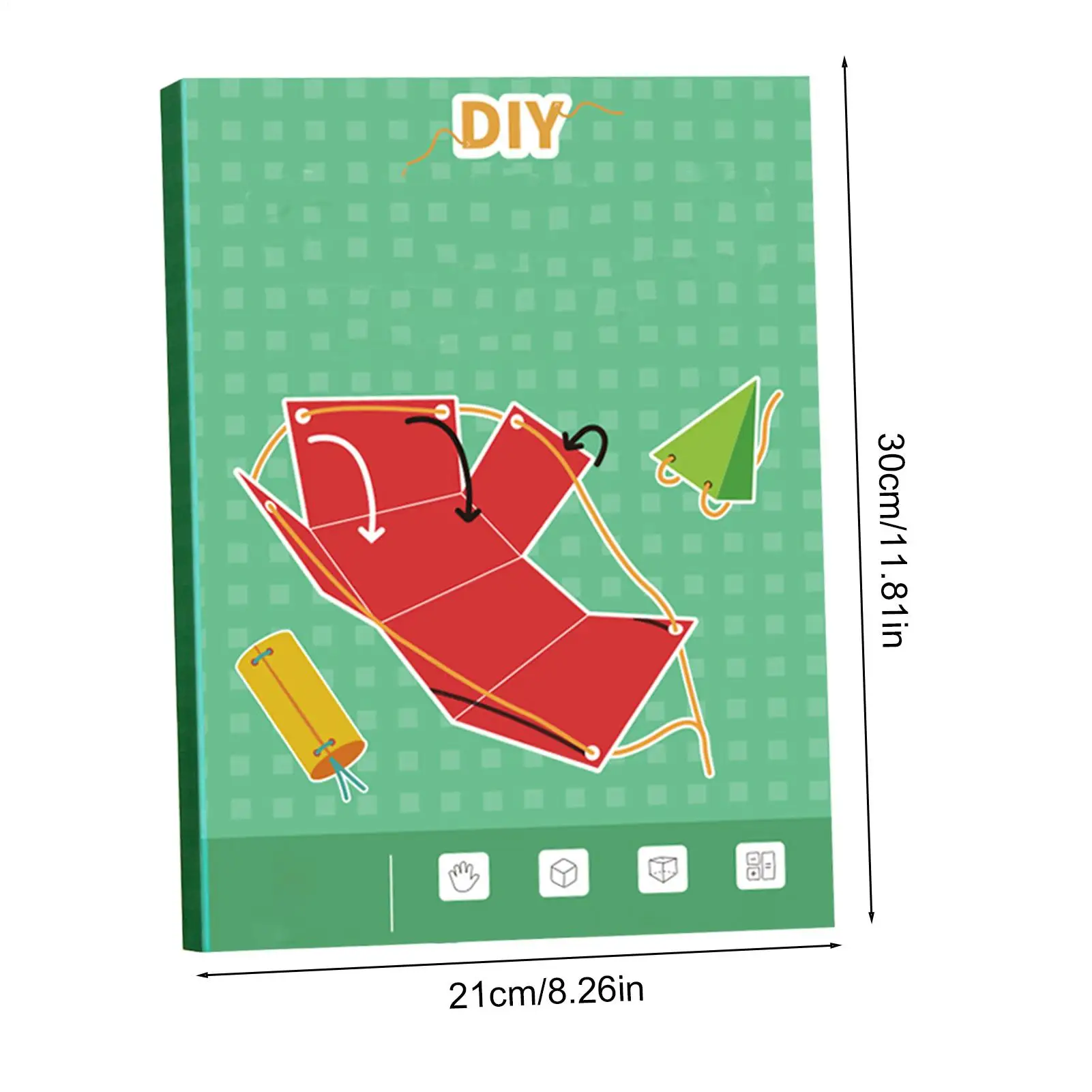 Libro de cuerdas para niños |   Juguete de aprendizaje de formas geométricas 3D |   Regalo educativo interactivo de ayuda para la enseñanza de matemáticas para niños