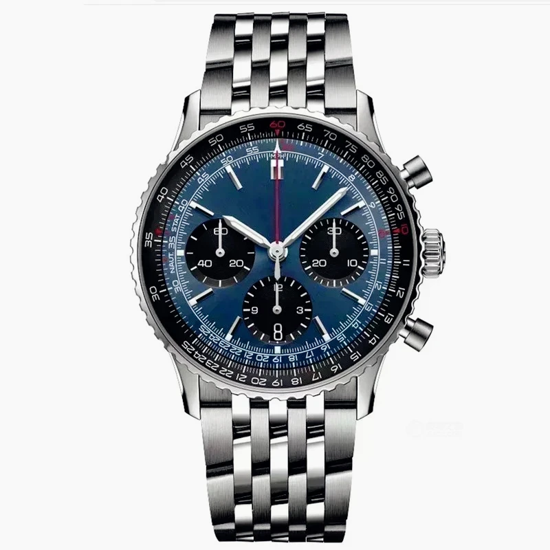 2026 hoogwaardig vrijetijdshorloge, multifunctioneel quartz chronograafhorloge voor heren, AAA, VK63 uurwerk AAAAA