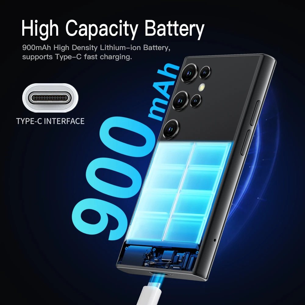 SERVO S23 Ultra Mini Smart Phone Android Dual SIM Card Global Version WCDMA Cellular RAM 2GB ROM 16GB GPS 3.0" Small Smartphone