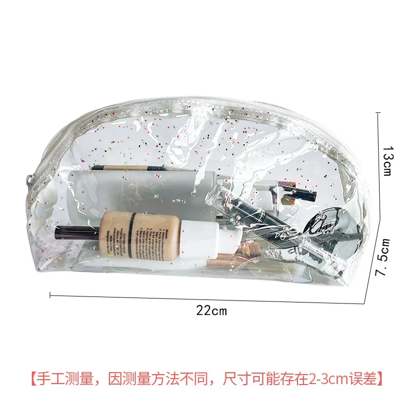 Women Cosmetic Organizer Portable Travel Wash Bag Simple Style Female Transparent Waterproof Makeup Storage Pouch Beauty Case