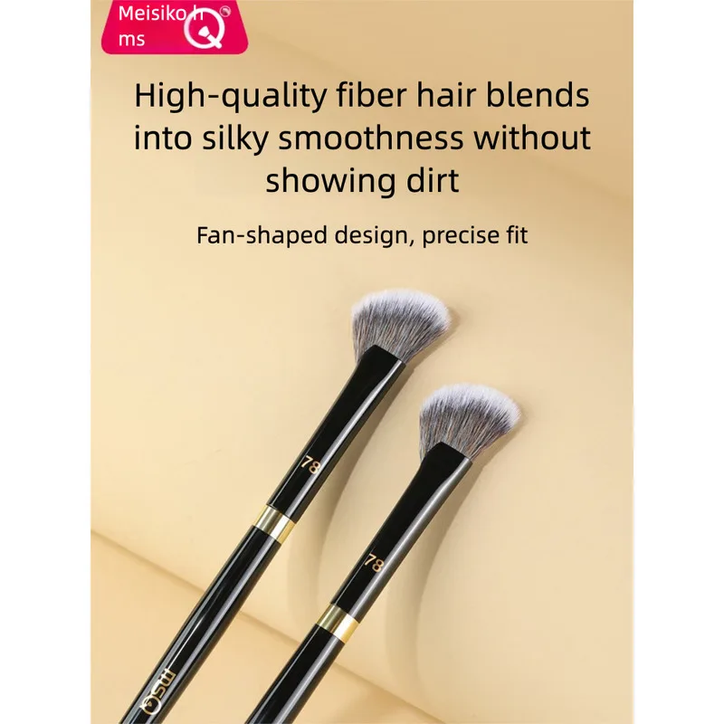 MSQ Piano Master No.78 Fan-Shaped Nose Scythe Angled Makeup Brush for Contouring Shadow And Highlighting