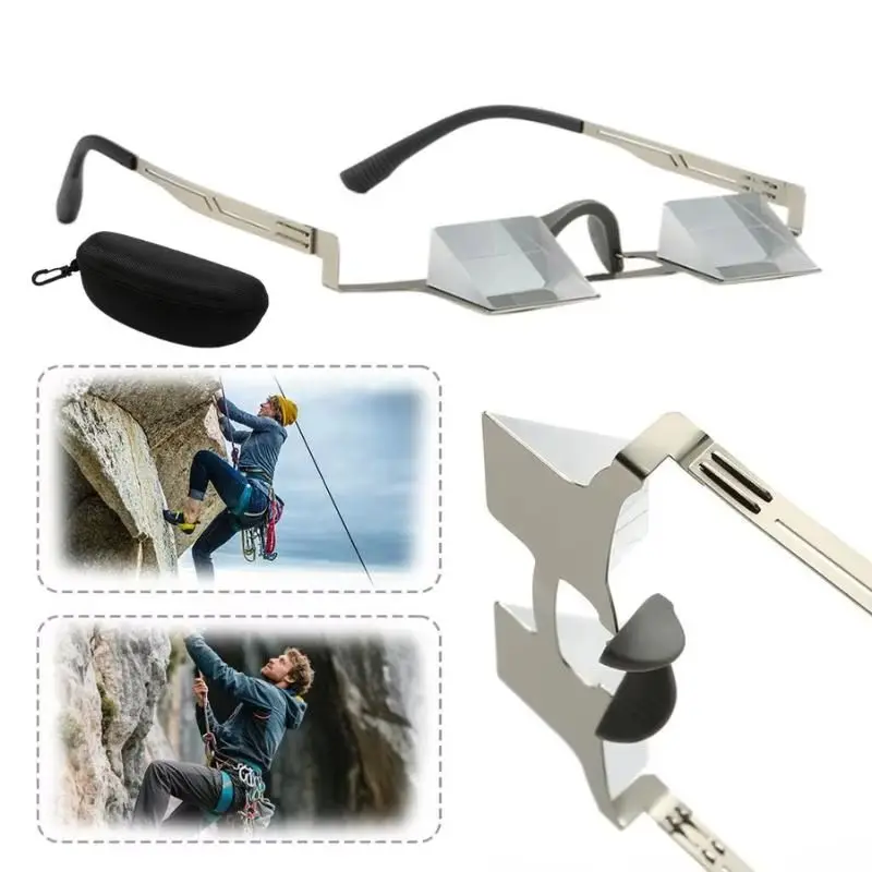 Rock Climbing Clear Prism Glasses Outdoor Refractive Goggles Hight Transparent Refraction Glasses Mountaineering Equipment