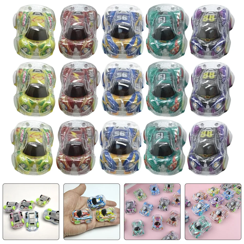 รถของเล่นแบบดึงหลัง 25 ชิ้น คละแบบ ใช้แรงเสียดทาน สำหรับเด็กเล่น รถขนาดเล็ก