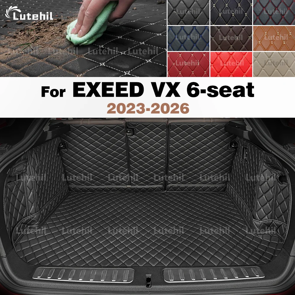 

Для EXEED VX 6-местный 2023 2024 2025 2026 Автоматический коврик для багажника с полным покрытием Автомобильный защитный коврик для багажника Аксессуары для интерьера