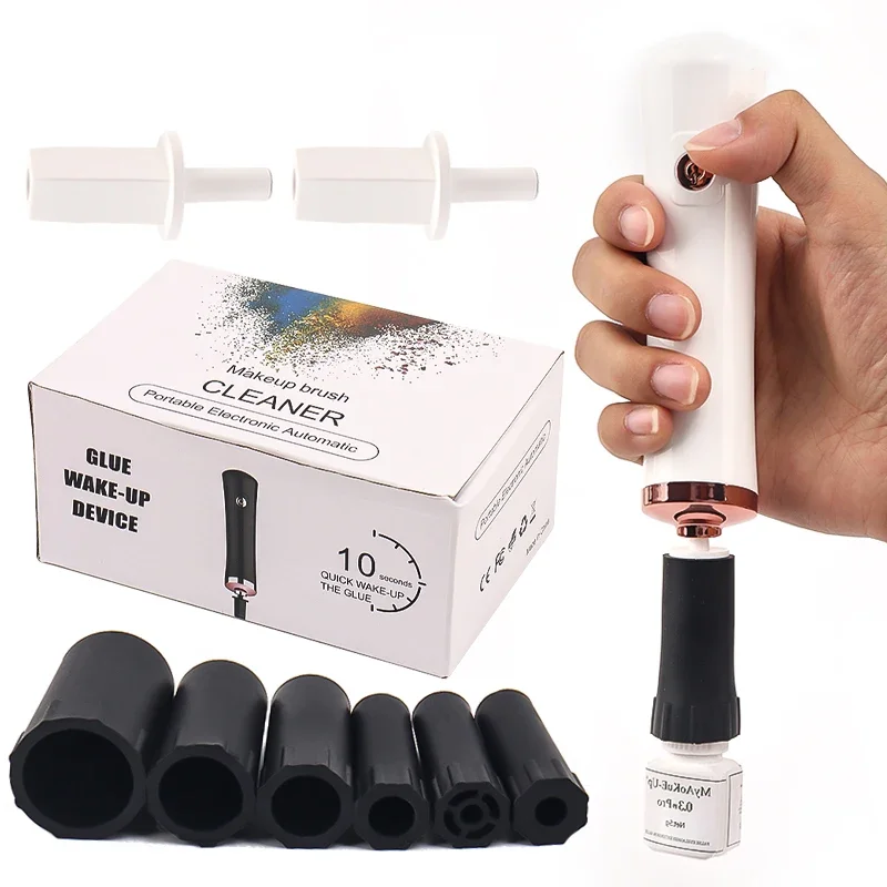 속눈썹 접착제 쉐이커 속눈썹 연장 접착제 네일 폴리시 타투 잉크 색소 액체 쉐이킹 머신 전기 웨이크업 디바이스 도구