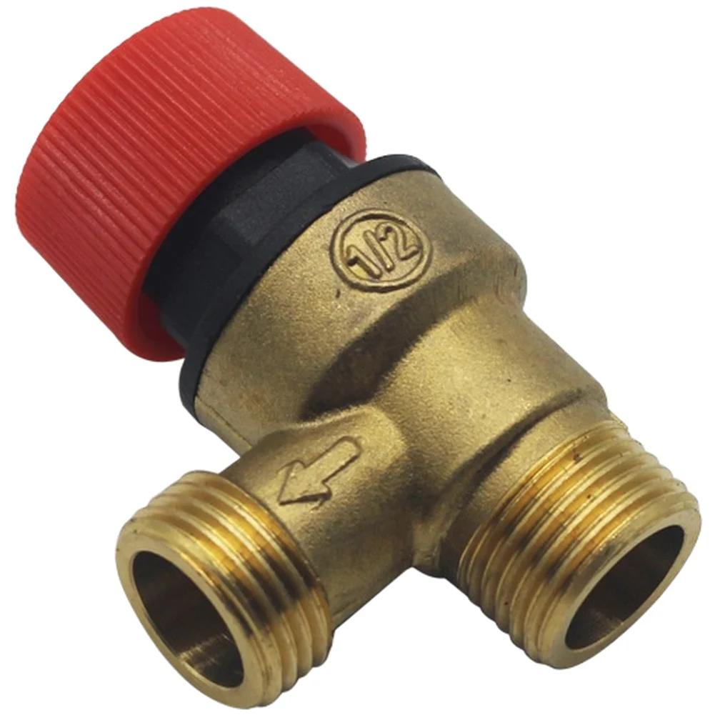 Brass Pressure Relief Valve 3Bar For Boiler Heating System, EPDM Diaphragm Safety Valve With Threaded Connection