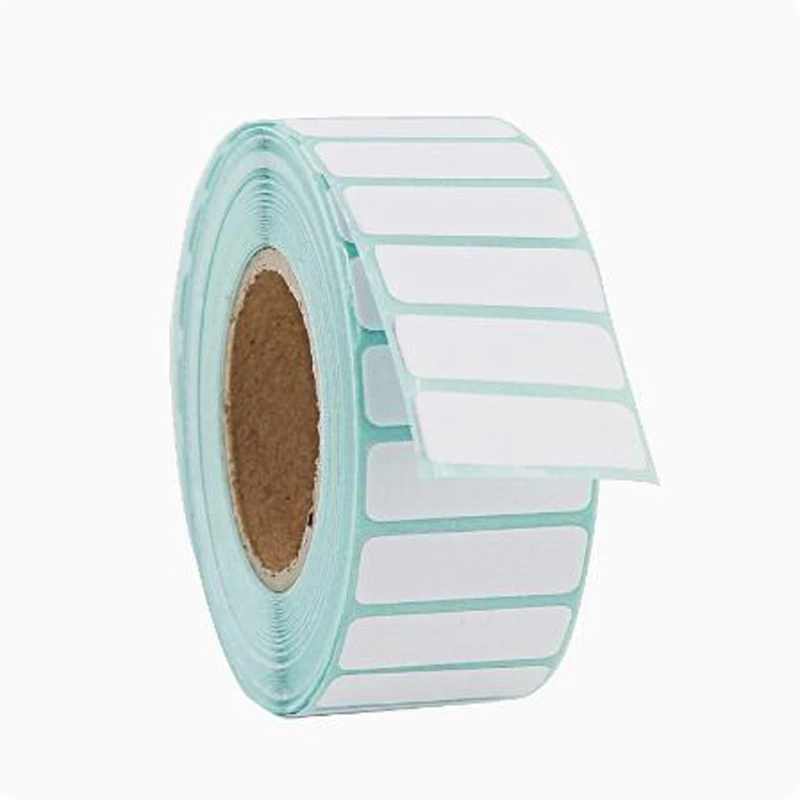 2000 Stücke/Rolle 30mm x 10mm Klebstoff Thermische Aufkleberpapier Supermarkt Preis Leere Label Direkt Druck wasserdicht – Detail 3