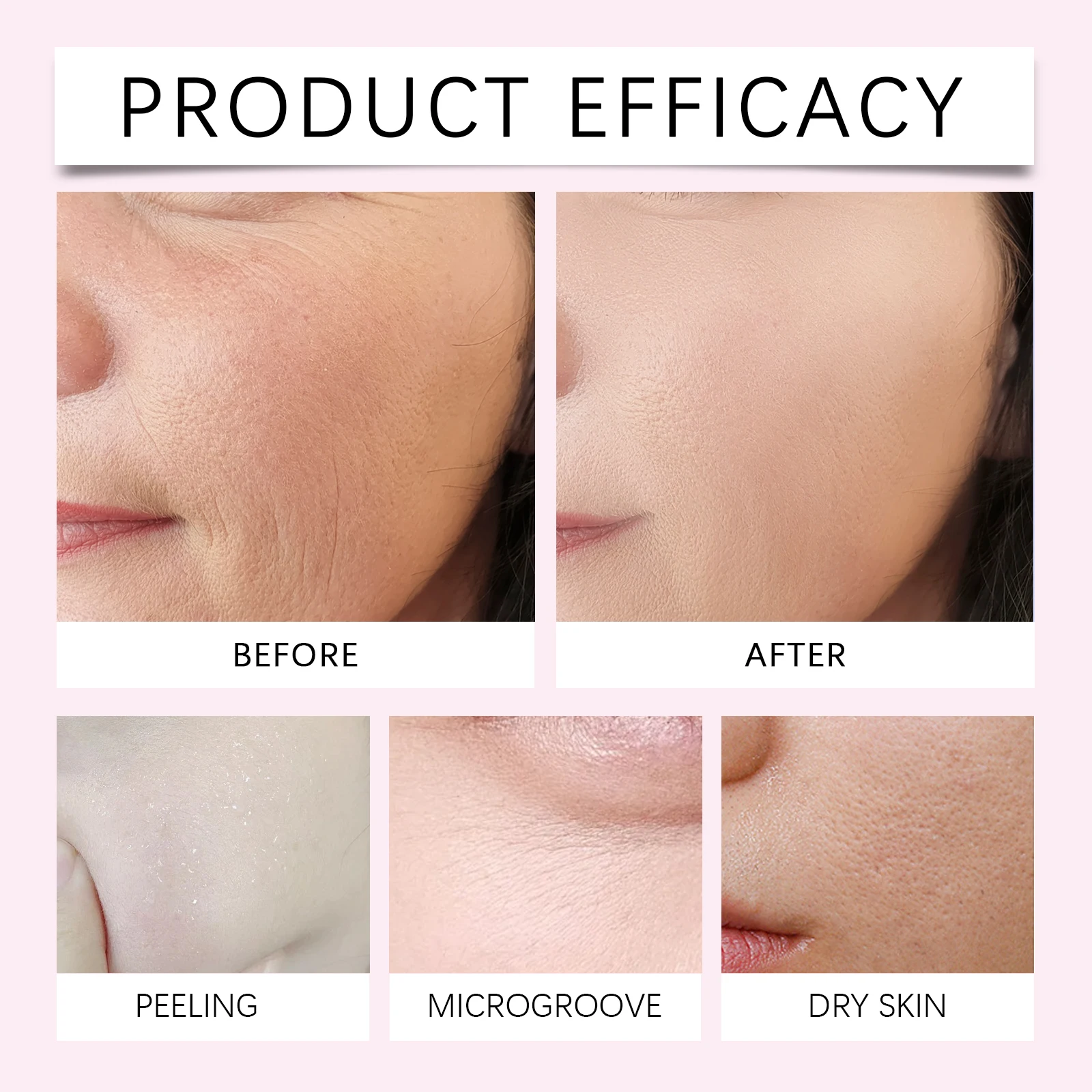 HOYGI Pink Bio Collagen Mask Deep Hydrating Soften Skin Moisturizing Gentle Shrink Pores Elasticity Refresh Brightening Skincare