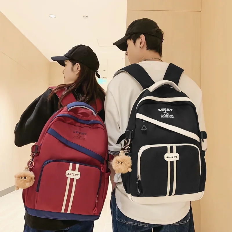 Mochila de gran capacidad para niñas, mochilas de viaje para la universidad, mochilas escolares para estudiantes de Secundaria Junior, paquete de doble espalda