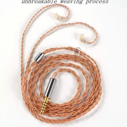 XINHS 4-core copper core earphones upgrade to HIFI cable