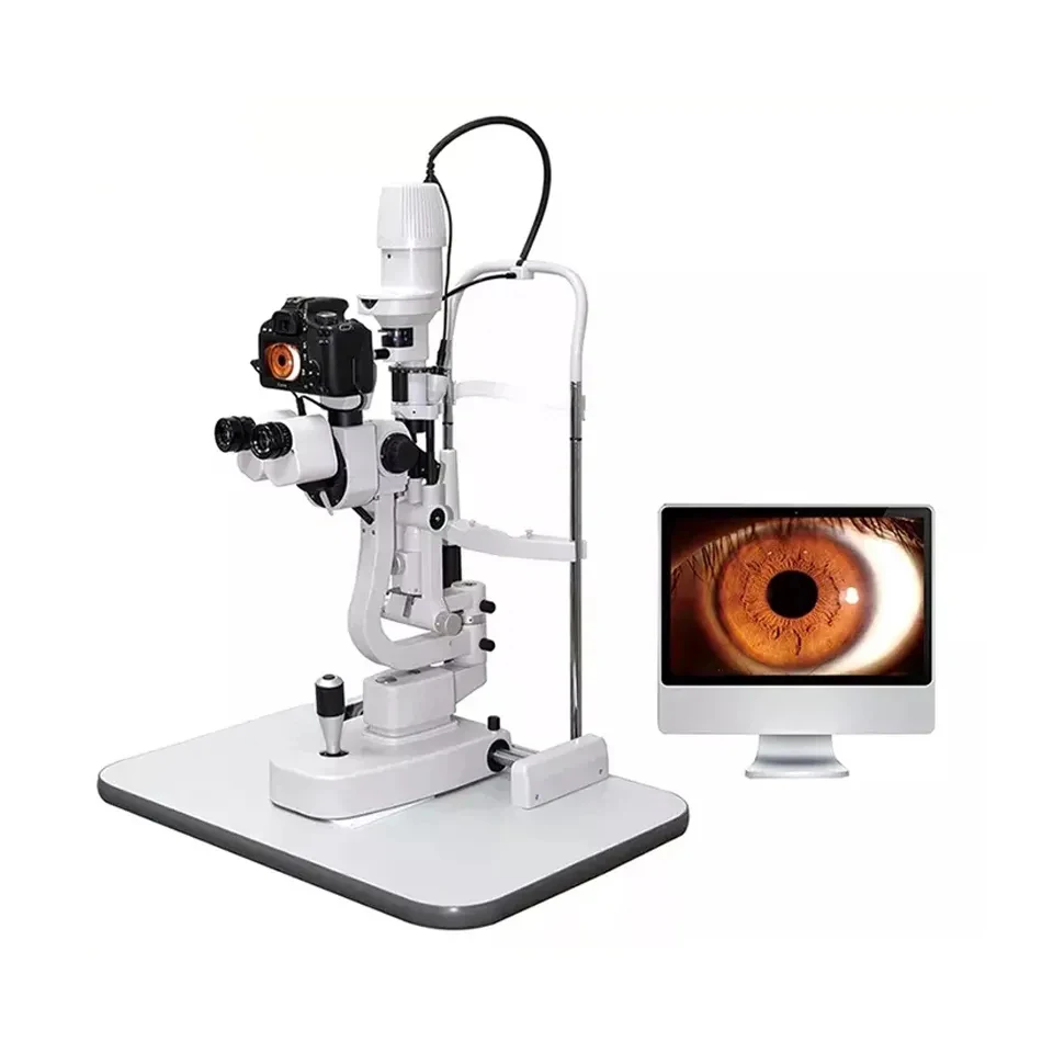 Profesional Ophthalmic Medical Instrument LS-5 LED Digital Slit Lamp Microscope 5 Steps in Optical