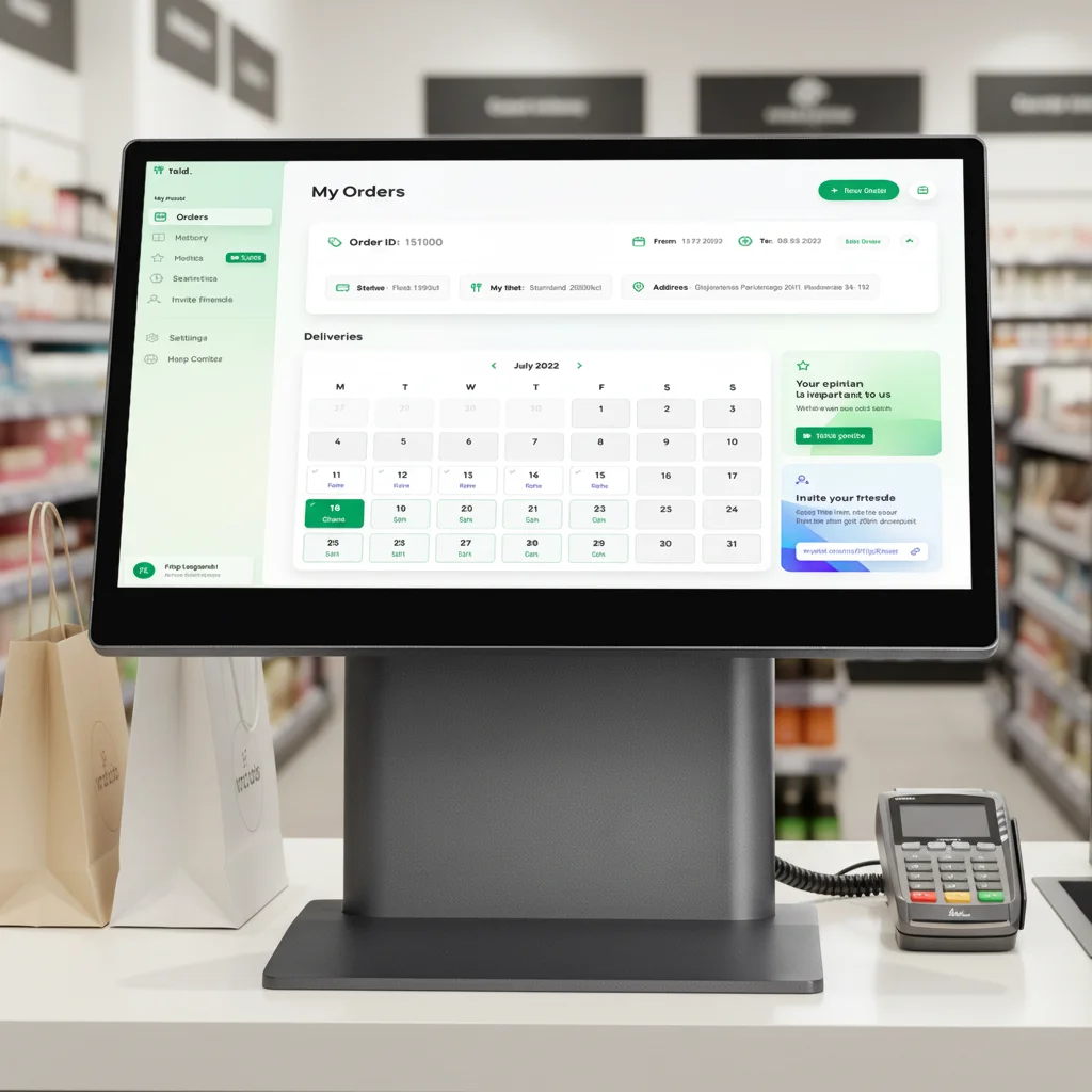ATV&UTVFactory Direct Sale Ultra Thin Touch Screen Pos System Windows Pos Systems Retail Cash Register Cashier Computer