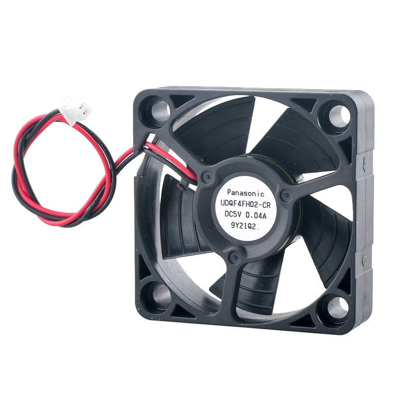UDQF4FH02-CR 4cm 40mm ventilador 40x40x10mm DC5V 0.04A 2 pines (silencioso) ventilador de refrigeración desmontable para fuente de alimentación de grabadora de vídeo