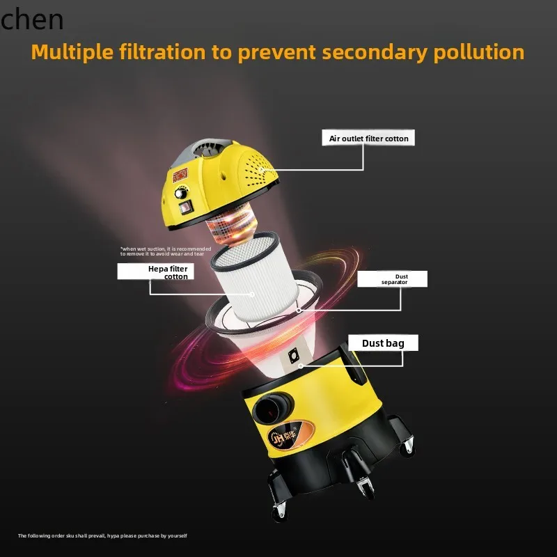 HTT пылесос с большим всасыванием, мощное украшение автомобиля, сильный промышленный пылесос
