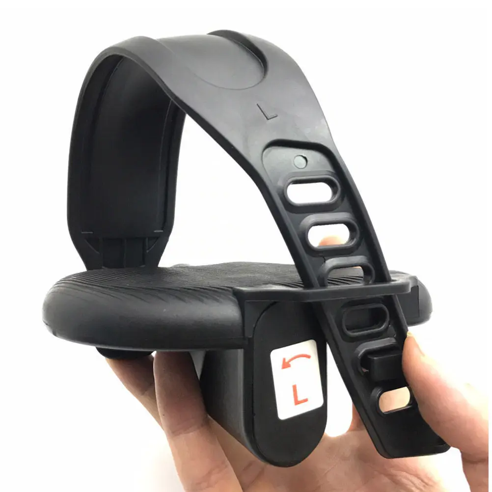 

1Pair Mountain Bike Pedals Replacement Sturdy Non-Slip Exercise Bike Flat Pedals Accessory Gym Cycle Parts Outdoor Riding Safety