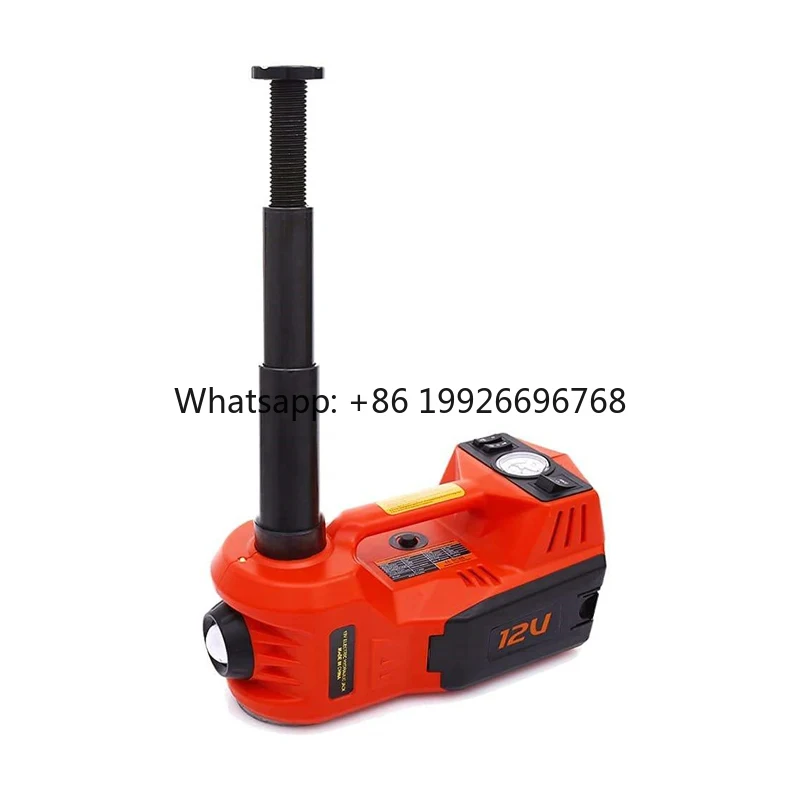 

12v Portable Roadside Rescue 4 in 1 Rechargeable Car Electric Hydraulic Jack with Tyre Pump Inflator