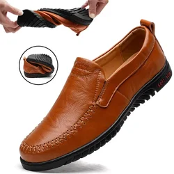 DEKABR Scarpe da uomo in vera pelle comode scarpe casual da uomo calzature Chaussures appartamenti da uomo slip on scarpe pigre Zapatos Hombre