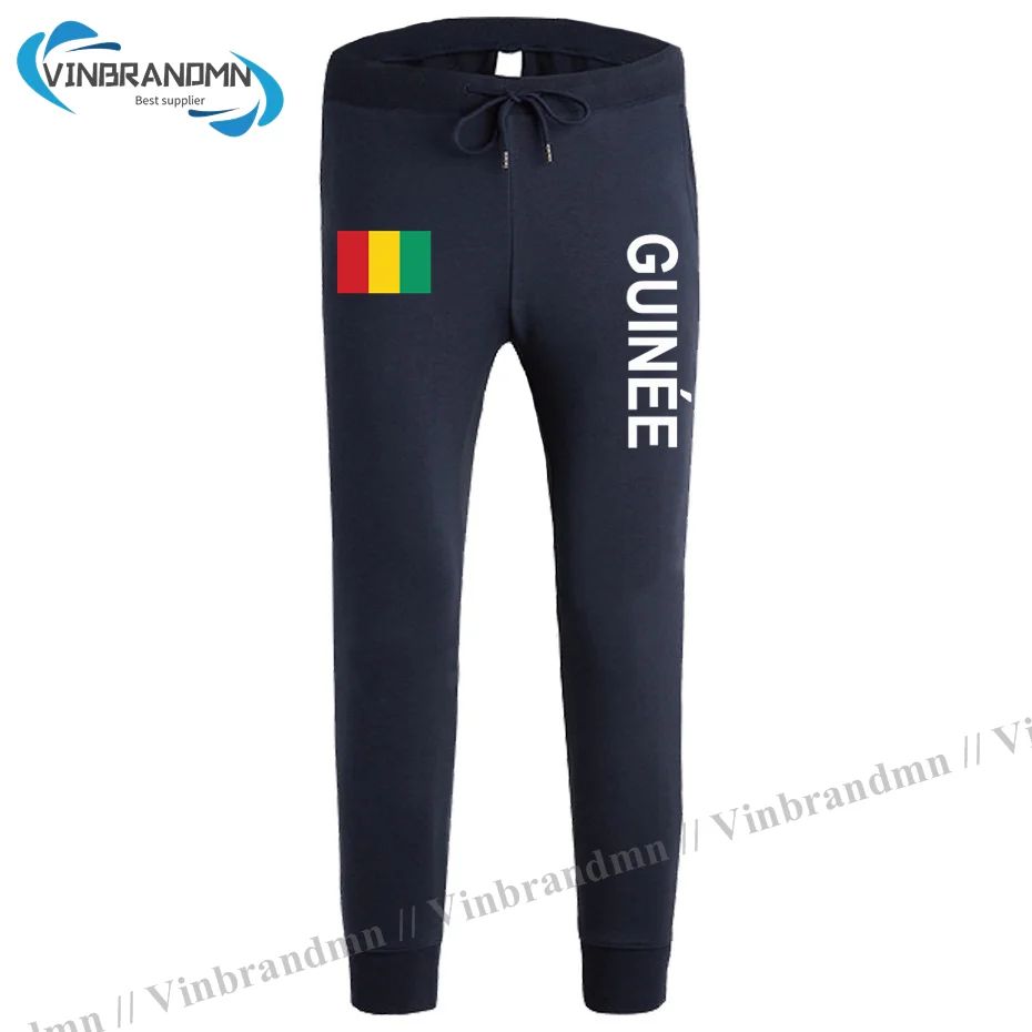 Republic of Guinea GIN Guinean GN mens pants joggers jumpsuit sweatpants track sweat fitness fleece tactical casual nation flag